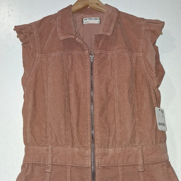 NWT WE THE FREE My Type Corduroy Romper - Picture 5 of 7
